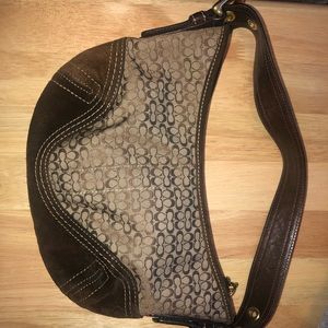 Brown coach bag